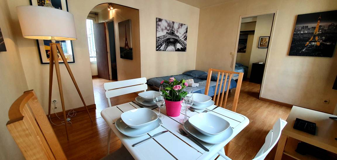 Louis Bertrand-Mirabeau-Semard Apartment | 44 m² Apartment ∙ 3 bedrooms ∙ 6 guests