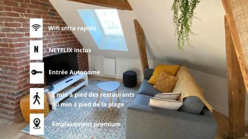 Calais City Center Apartment | Chez Mathilde Studio Calais Nord Citadelle