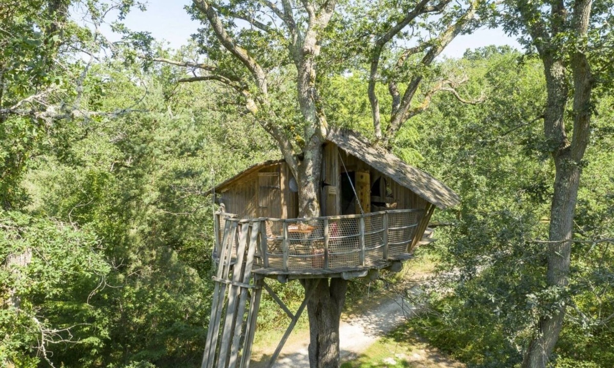 Pierrefitte-sur-Sauldre Cottage | Tree-house Forest Camp 2p